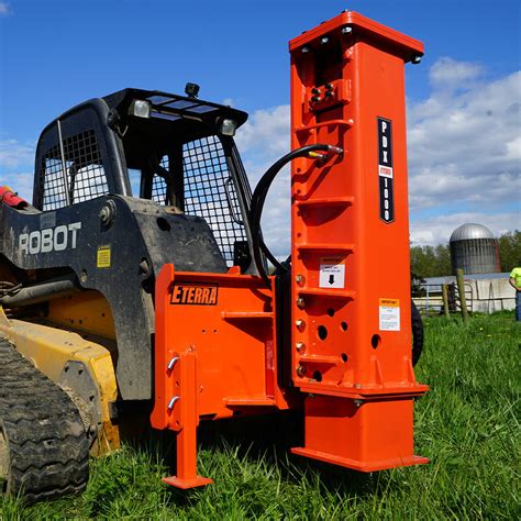 skid steer post driver return|skid steer post driver for sale.